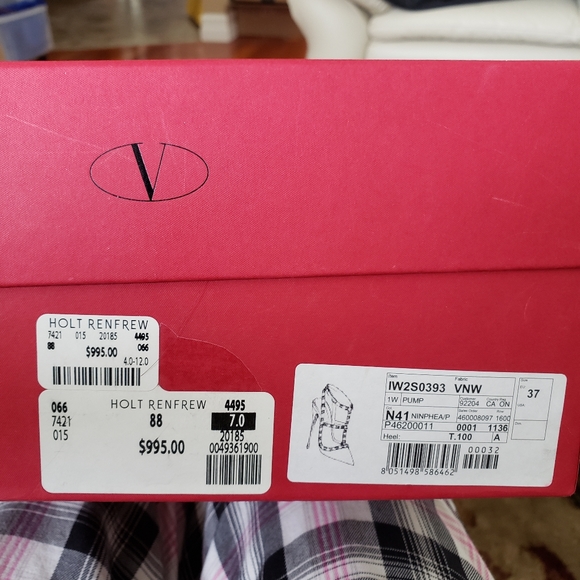 Valentino Rockstud Caged Pink Patent Pumps 37 - Picture 5 of 5